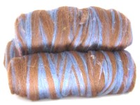 Brown and Blue Roving